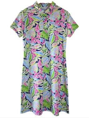 Ibkul Women's Golf Summer Tennis Mini Dress Multicolour Size Small